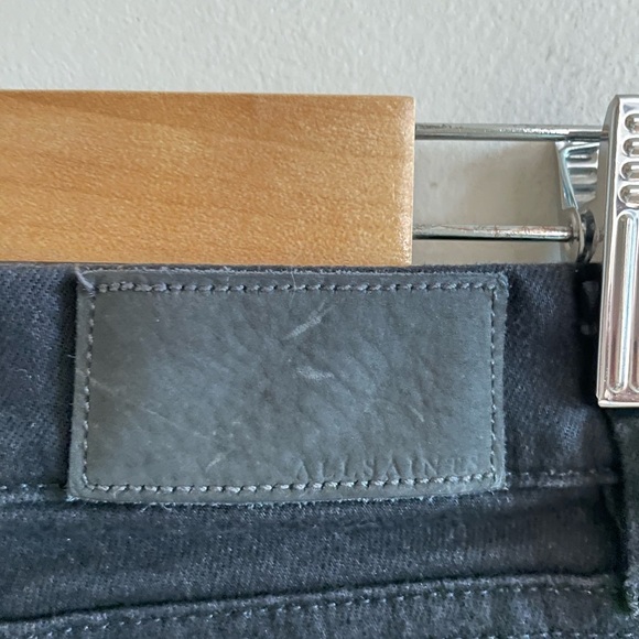 AllSaints Grace Jeans Black Skinny Jeans Size 27 - Picture 5 of 5